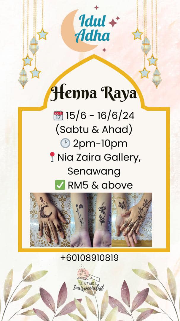 Inaispecialist - SAVE THE DATE!! RAYA RAYA RAYA Esok hingga malam raya ...