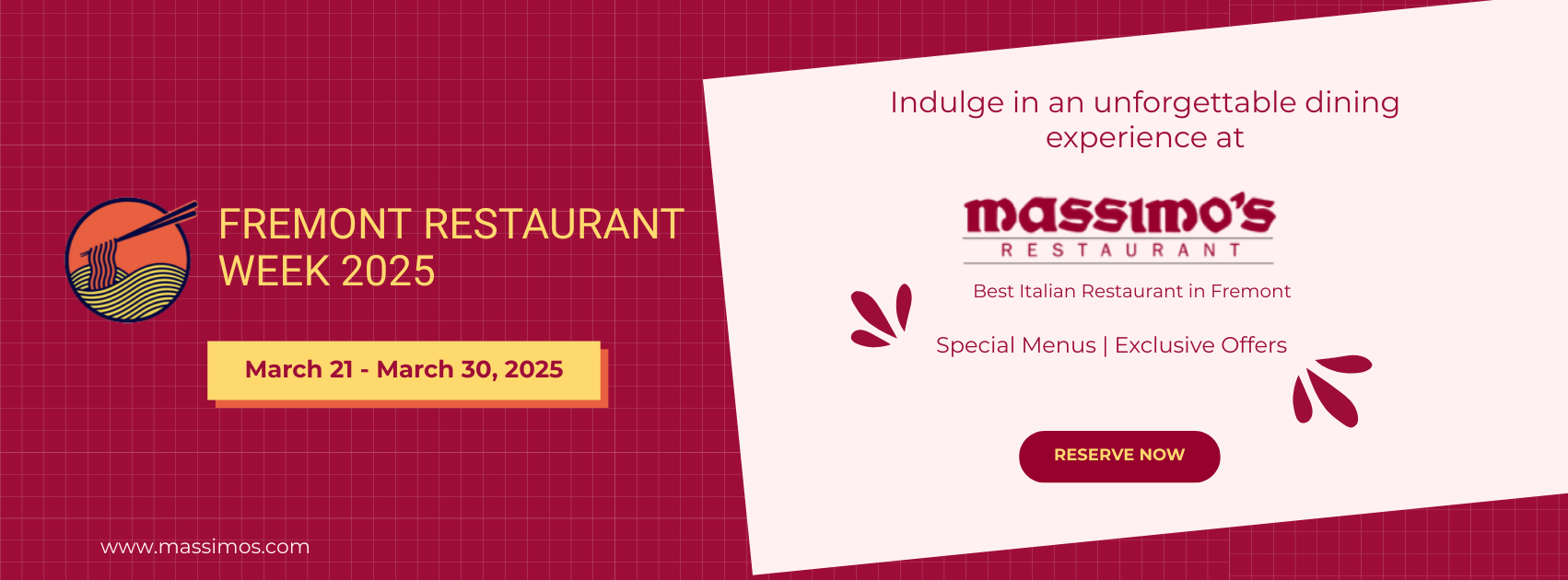 Massimo's - 🍝 **Fremont Restaurant Week 2025** 🍷 Savor an unforgettable ...