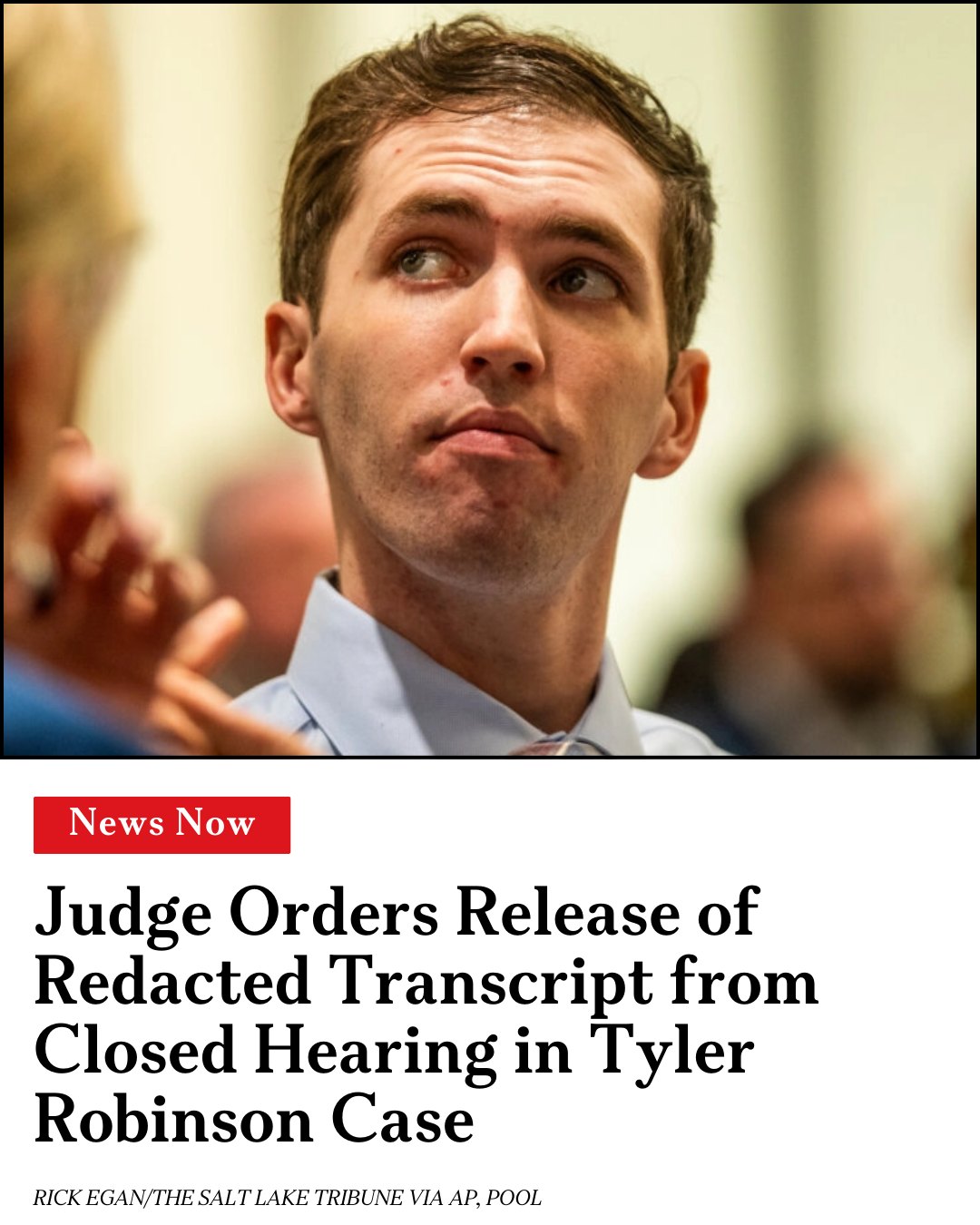 News Now - A Utah judge ruled on December 29, 2025, to... | Facebook