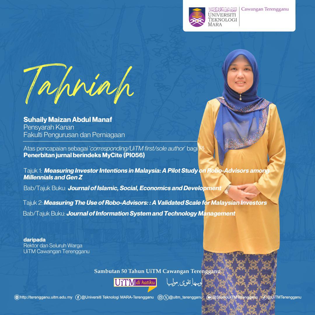 Universiti - Setinggi-Tinggi Tahniah Kepada Suhaily Maizan Abdul Manaf ...