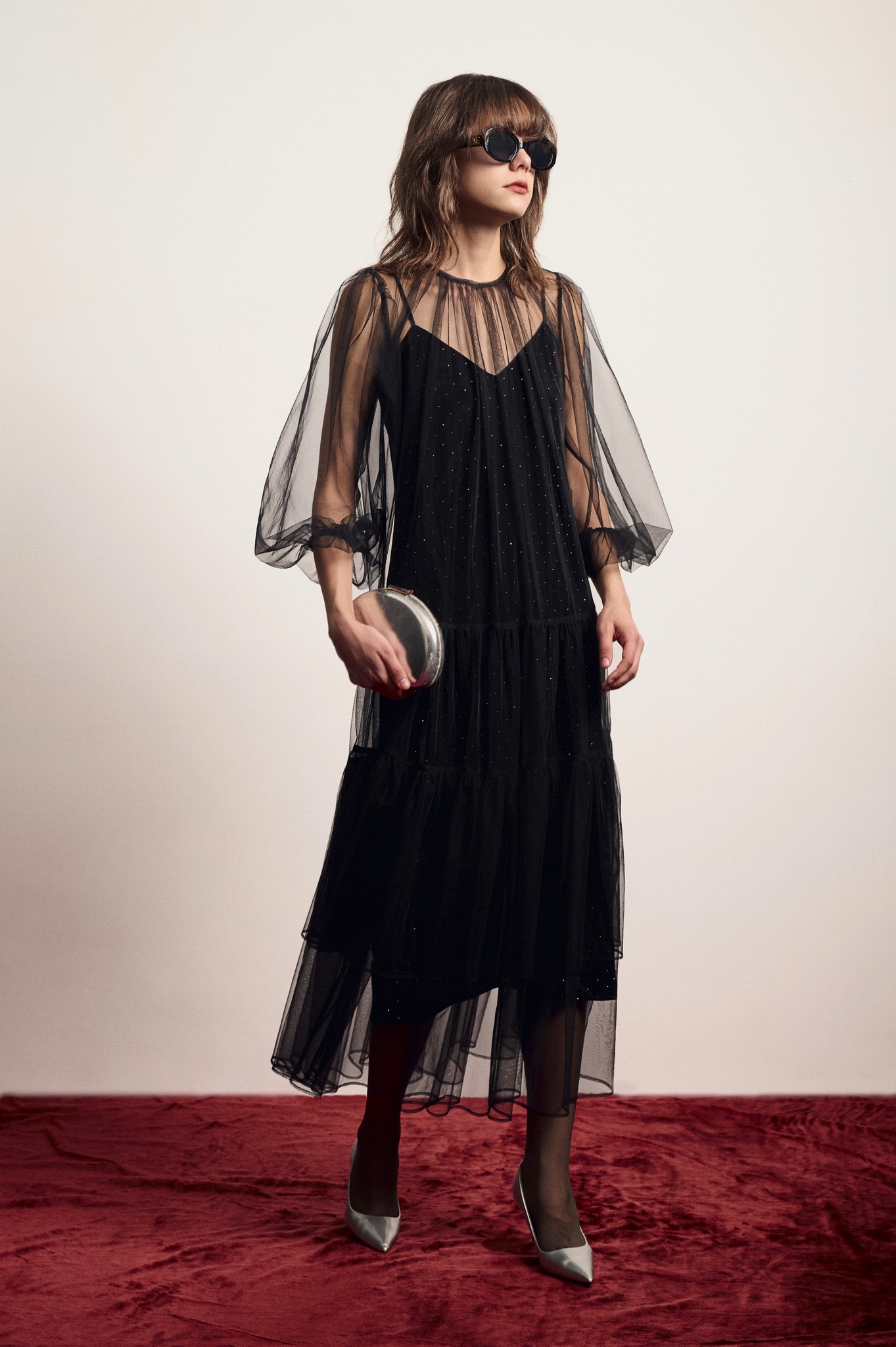 winter dress singapore 🇸🇬 SINGAPORE, NEW ARRIVALS ARE IN TOWN. The newest designs from our Fall/ 2025 Collection Color:Navy Dots Flutter Sleeve Crisscross Mesh Shoe Style_Sneakers Tea Party Dress Coffee