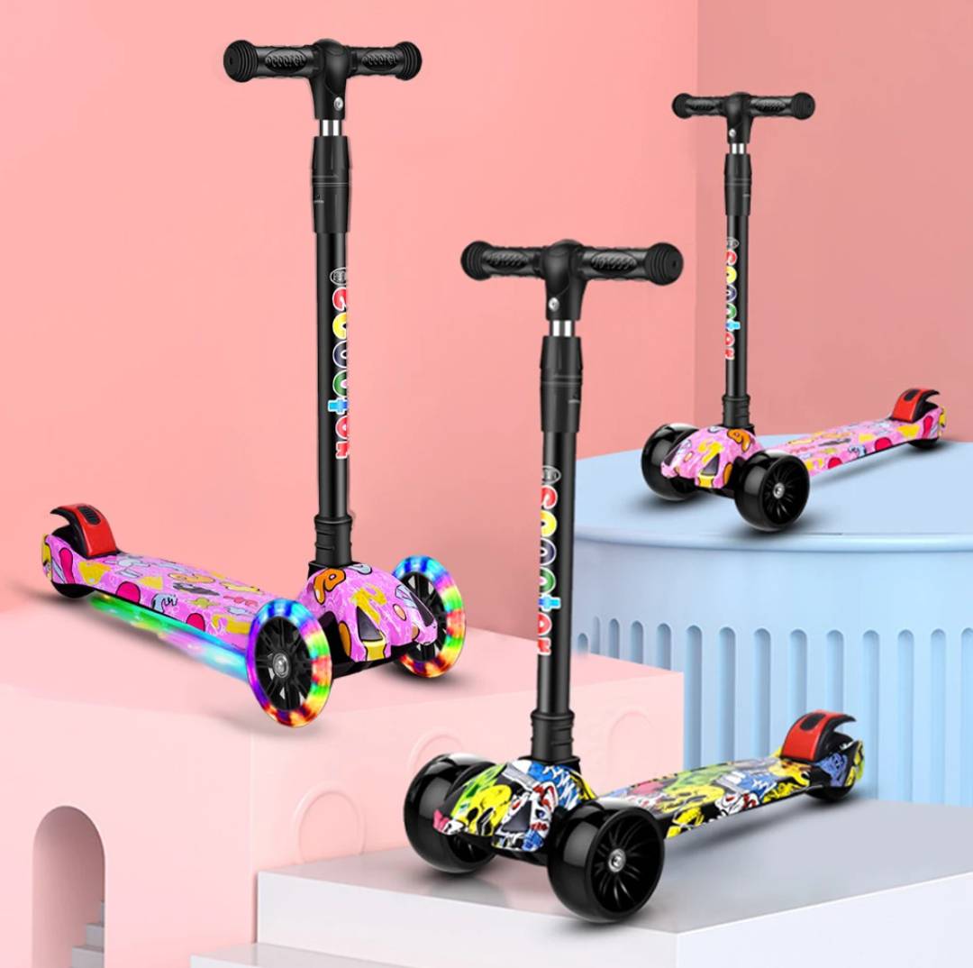 Trottinette électrique Enfant 6-12 Ans – 16 Km/h, Autonomie 8 Km, Moteur 200W, Pliable, Roues 7″ Et 6″, Charge Max 80 Kg