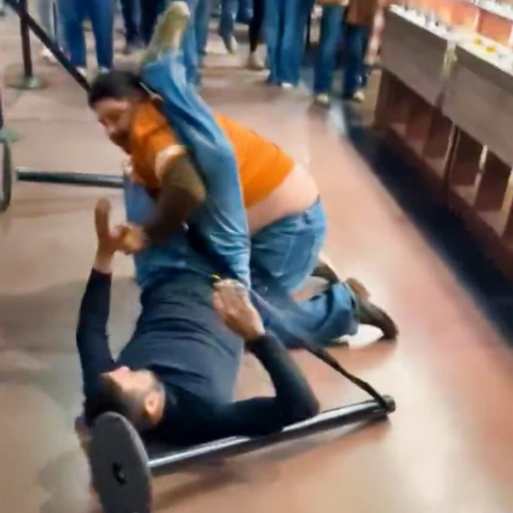 Fake - Massive Brawl Erupts at Bass Pro Shops Grand Opening in Texas ...