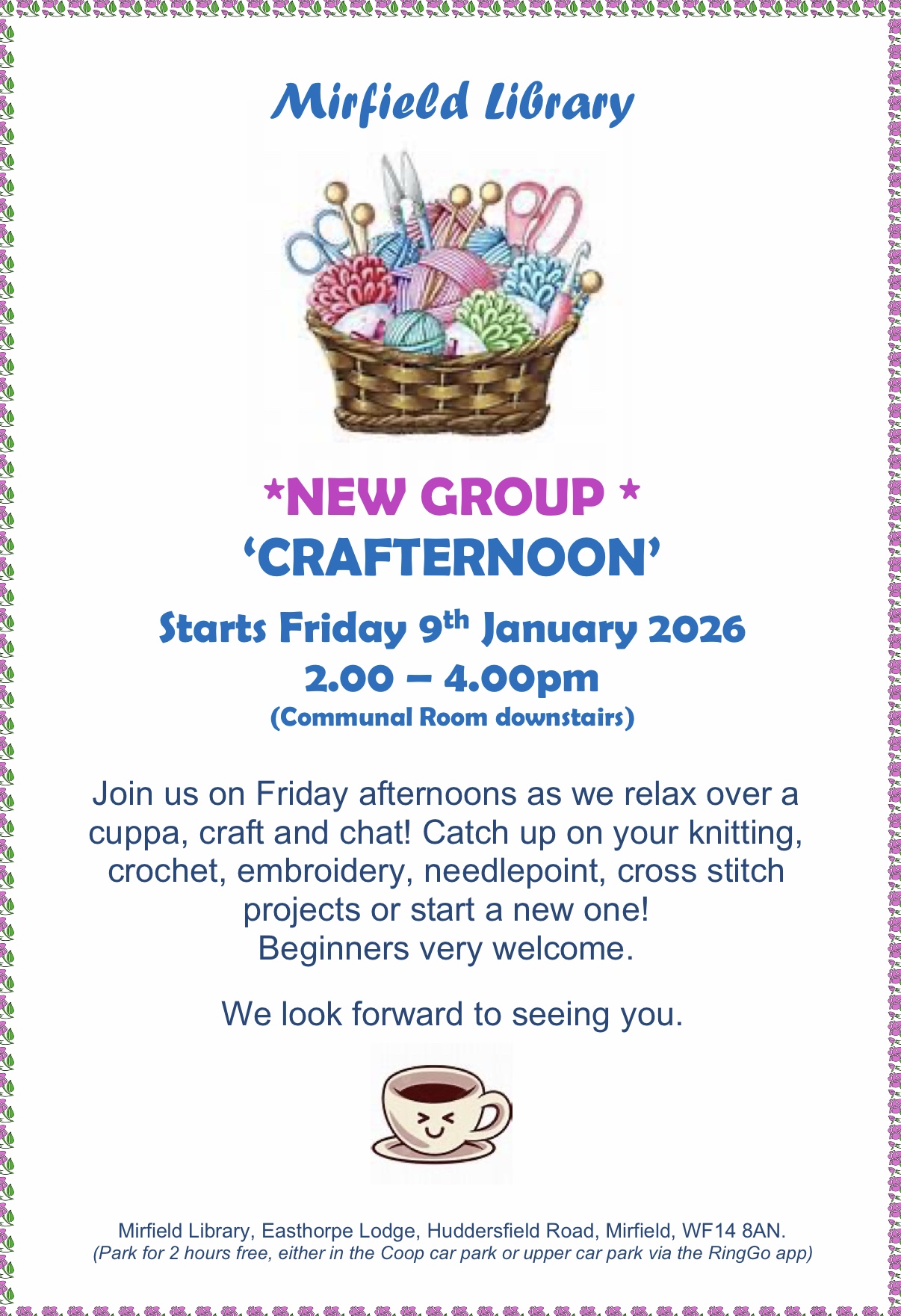 Friends of Mirfield Library... - Friends of Mirfield Library