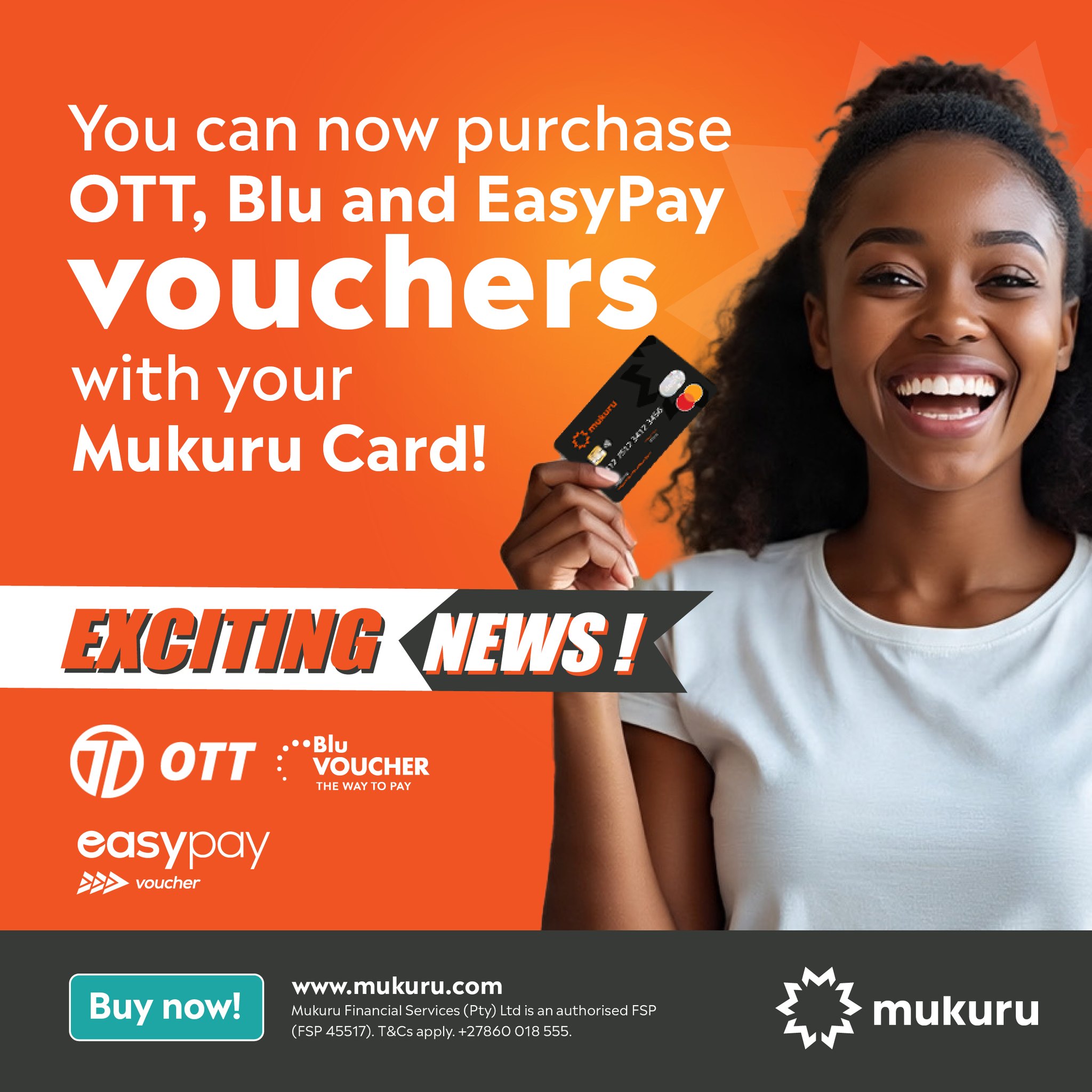 Everything you need to pay for, all with one card. Airtime and