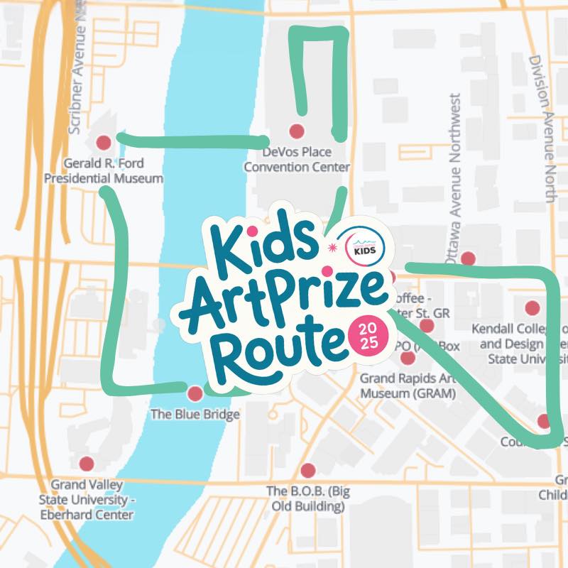 Grand - Our ArtPrize Route for kids & field trips is ready! This small ...