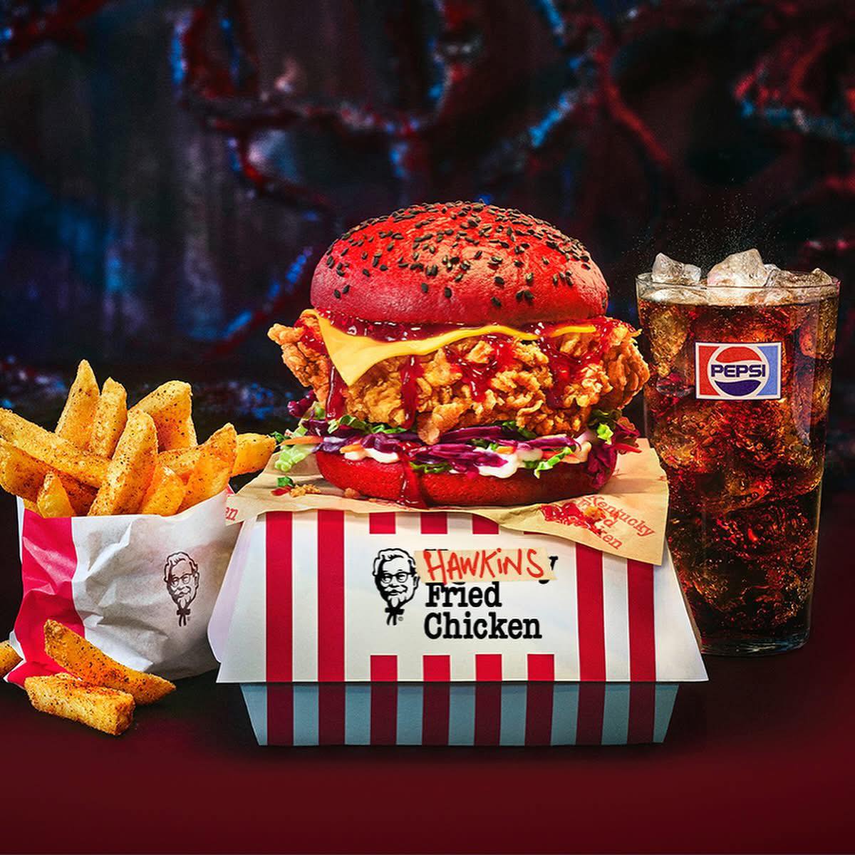 WOW KFC are launching a STRANGER THINGS collab! ❤️