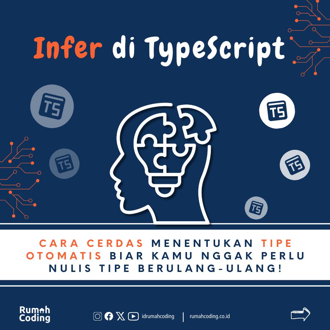 Rumah Coding - Pahami kekuatan infer di TypeScript! Dengan... | Facebook
