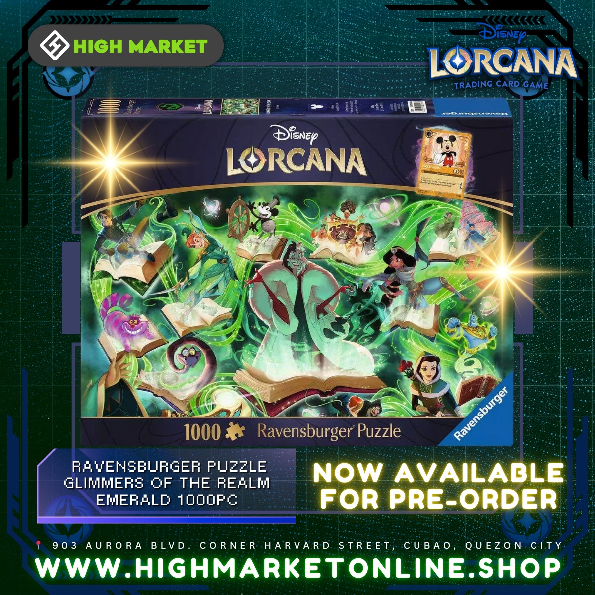 High Market - 🧩 New Lorcana Ravensburger 1000-piece... | Facebook