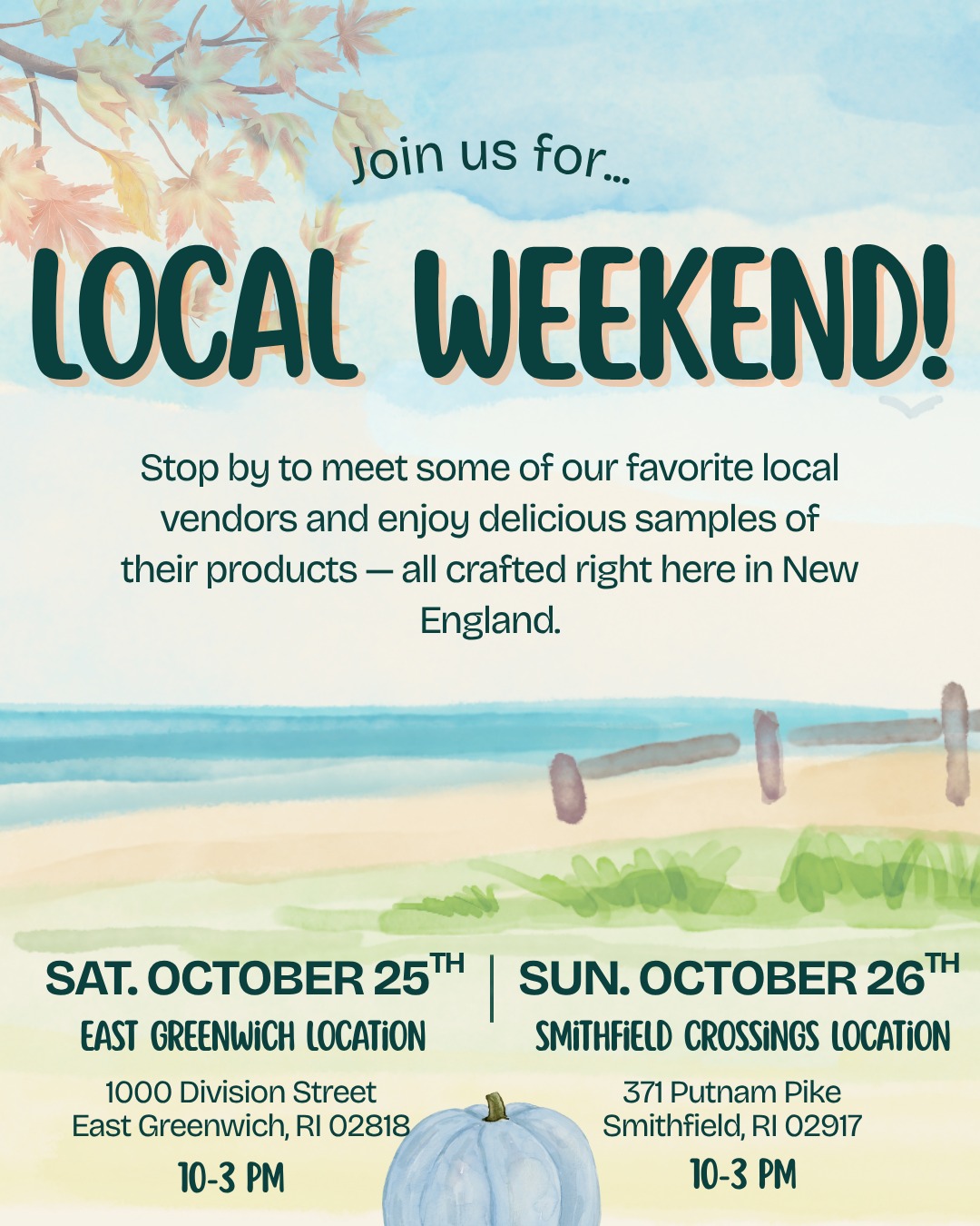 Dave's - Local Weekend is coming up at Dave’s! 🌾⚓ Join us as we ...