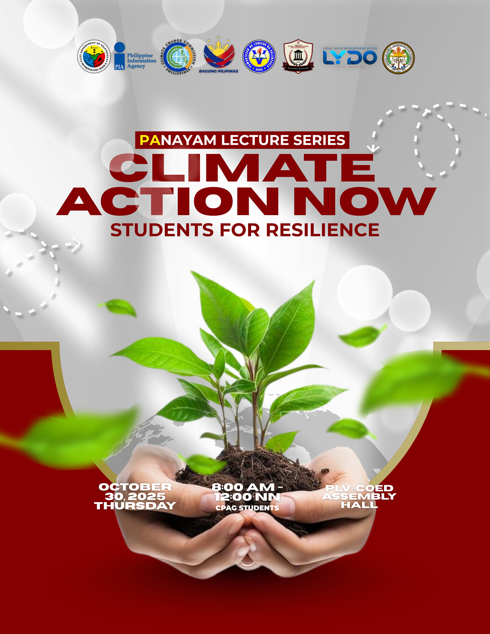 𝗖𝗟𝗜𝗠𝗔𝗧... - PLV Union of Public Administration Students - UPAS | Facebook
