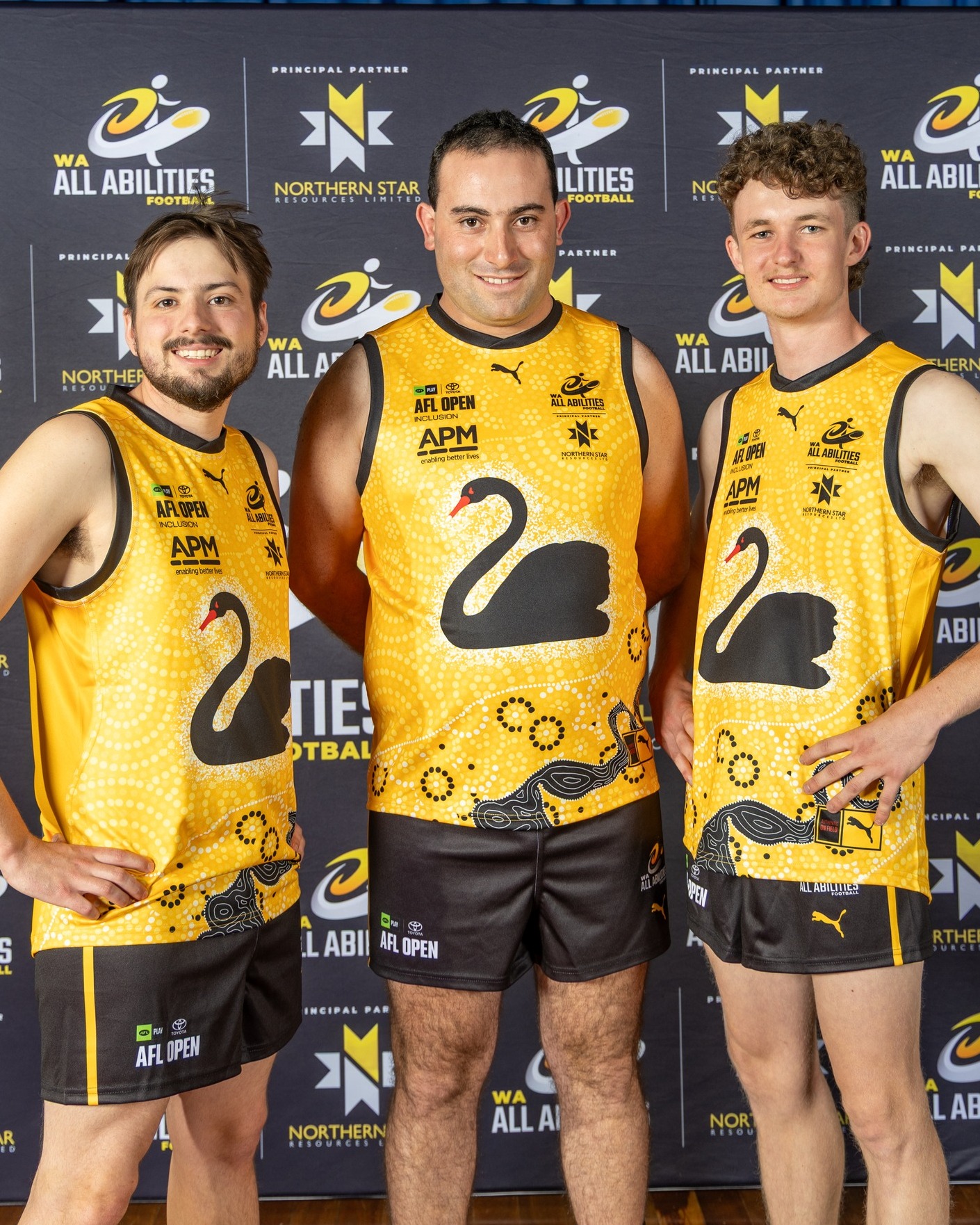 Swan - Our AFL Open Inclusion team representatives looking the part in ...