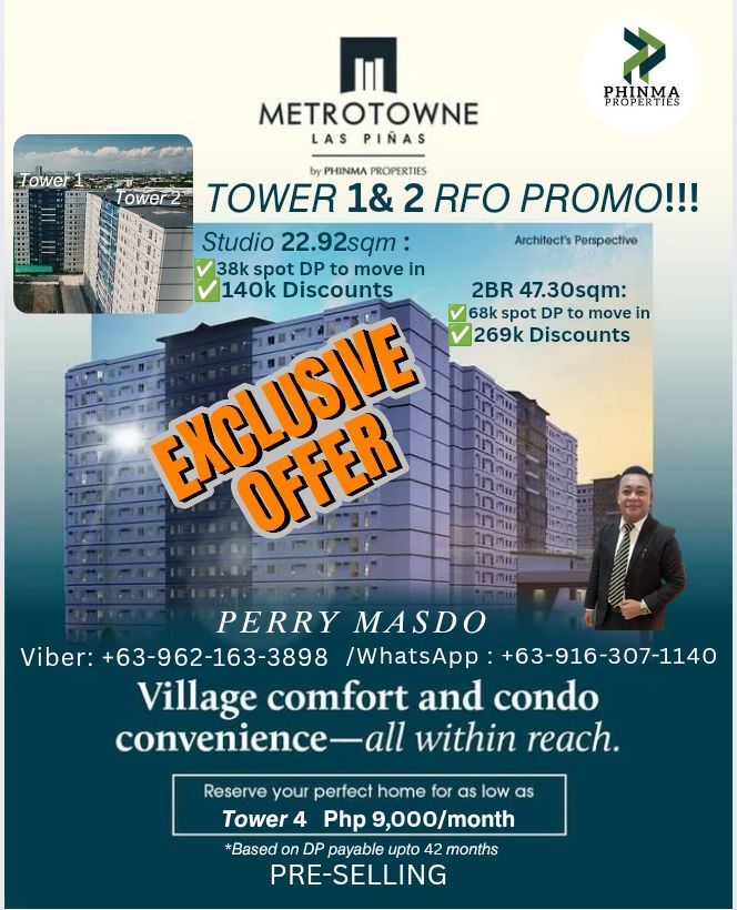 Metrotowne - Metrotowne RFO Promo: Limited time only Unveiling ...