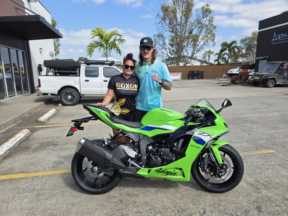 New owner of 2024 Kawasaki zx6r 636