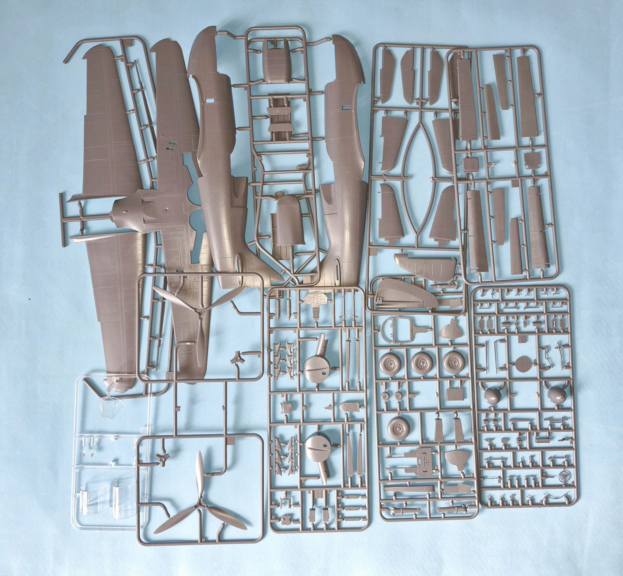1/32 Dewoitine D.520 Test sprues.