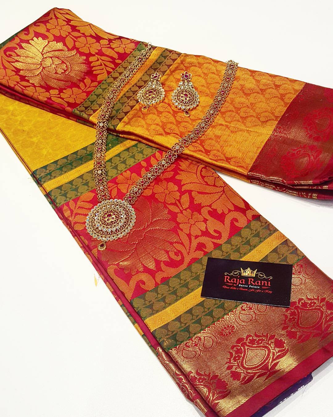 Raja Rani Couture - 󾆣• New Bridal PURE KANCHIPURAM Saree Selections ...