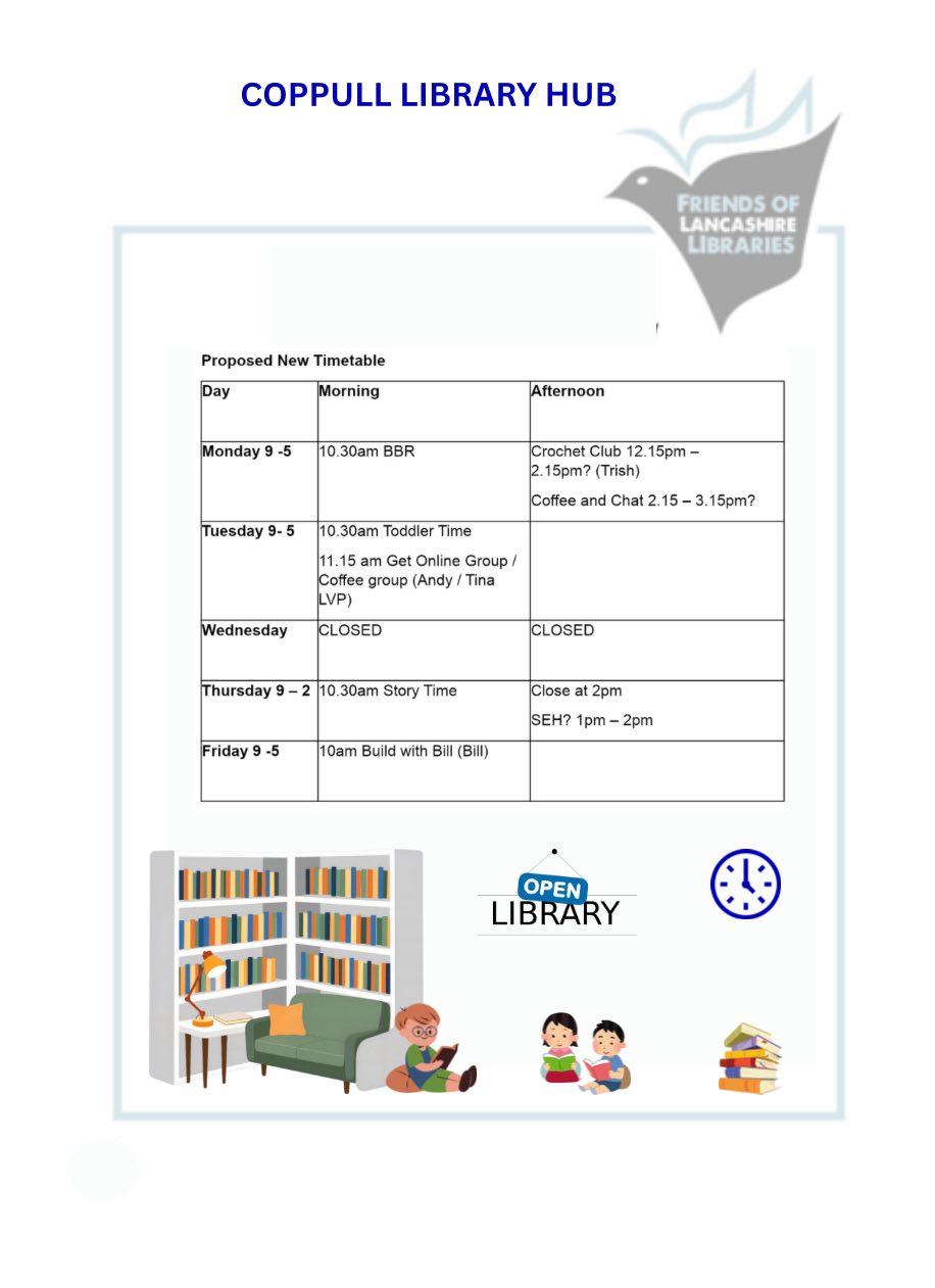 Friends Of Coppull Library... - Friends Of Coppull Library