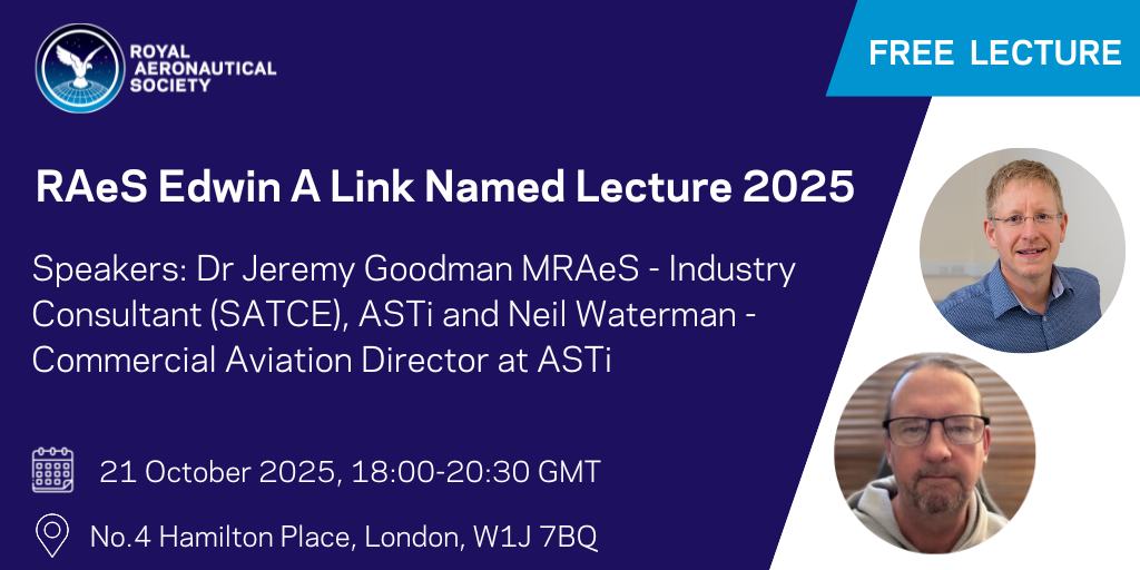 Royal - Join us for our upcoming RAeS Edwin A Link Named Lecture 2025 ...