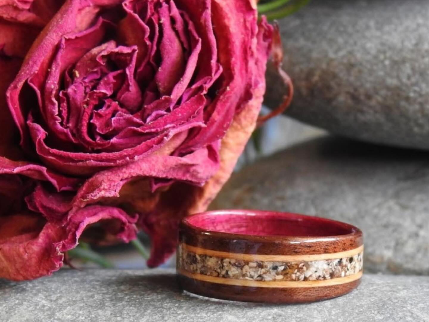 Touch Wood Memorial Rings