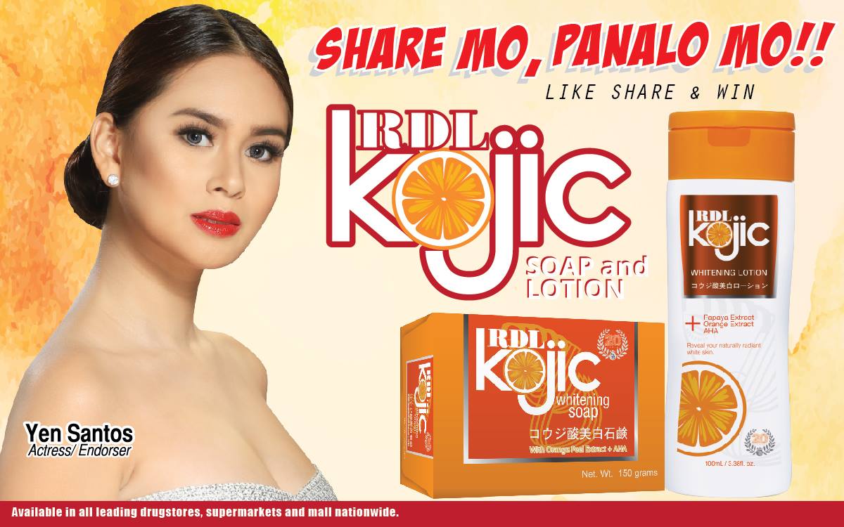 RDL - Introducing RDL KOJIC SOAP & LOTION RDL Share Mo, Panalo Mo ...