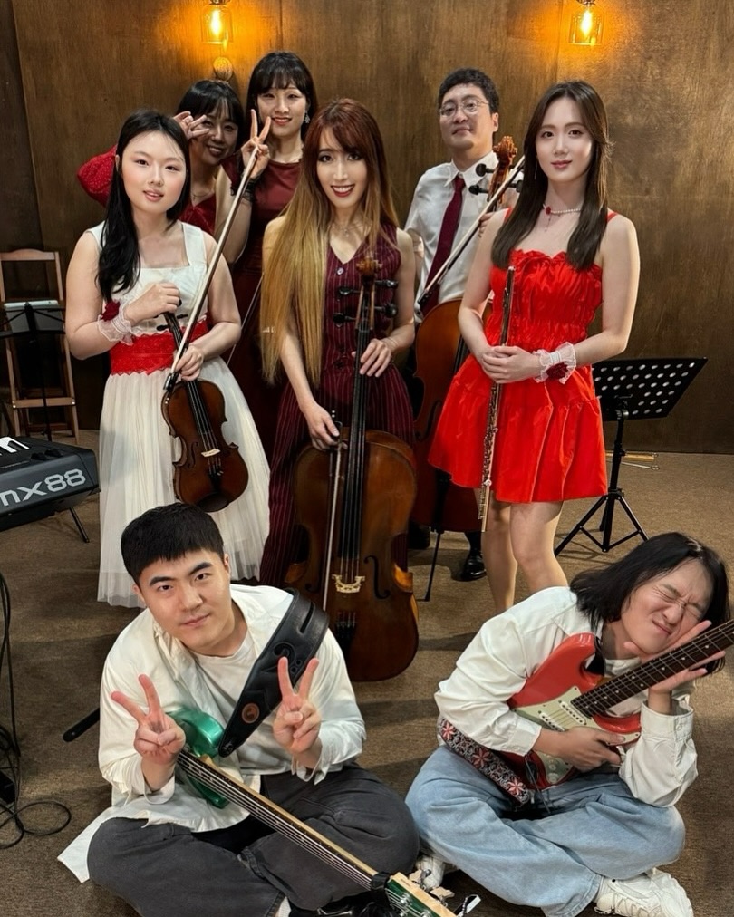 Arrived in Seoul 🇰🇷 So great seeing @crost_ensemble for the