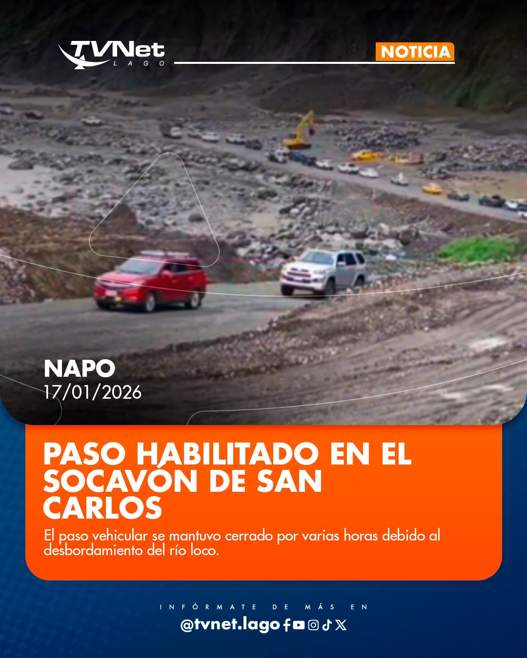 TvNet - #ATENCIÓN 🚨PASO HABILITADO 🤩 Se informa que el paso en el ...