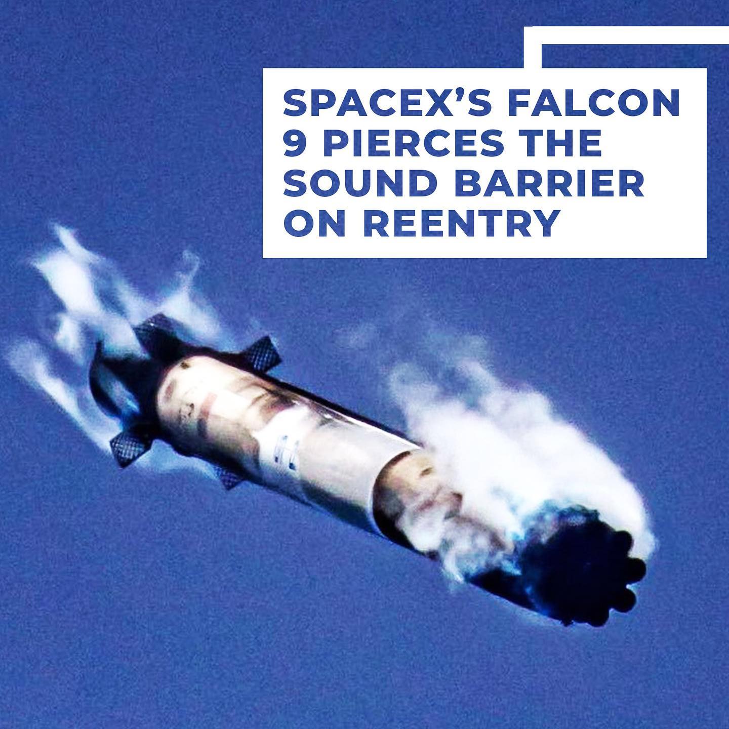 Spark - Check out @spacex’s Falcon 9 rocket breaking the sound barrier ...