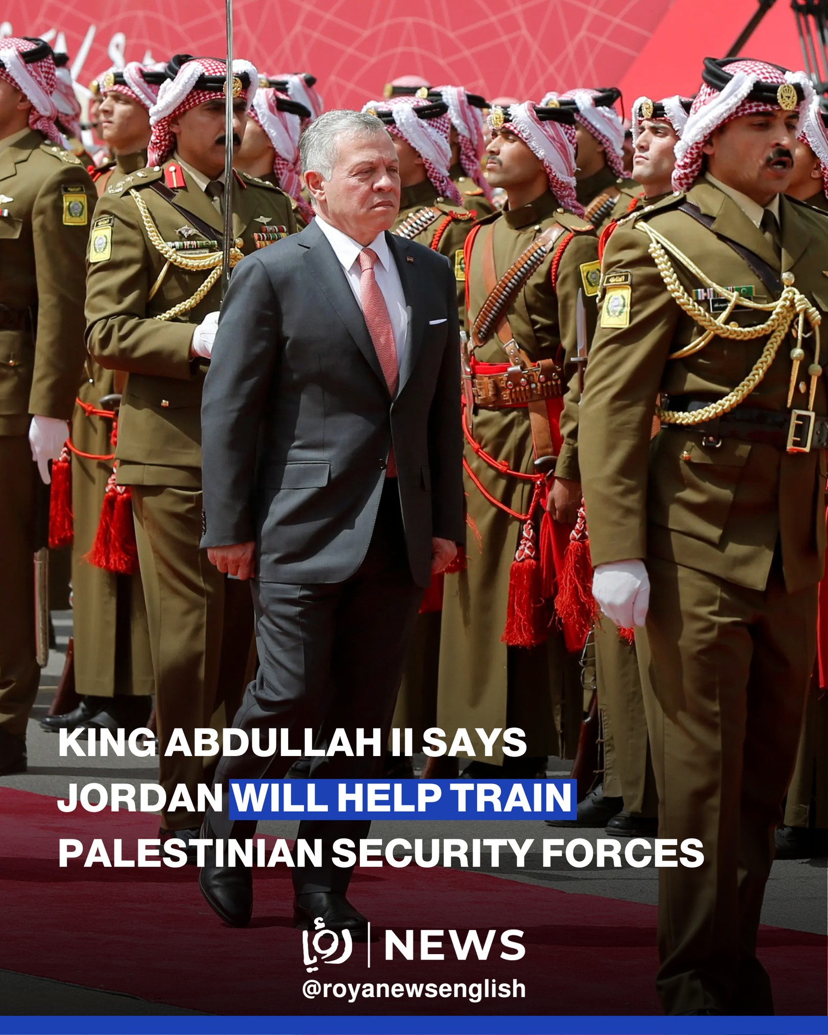 🇯🇴 🇵🇸 King Abdullah II, in an... - Roya News English | Facebook