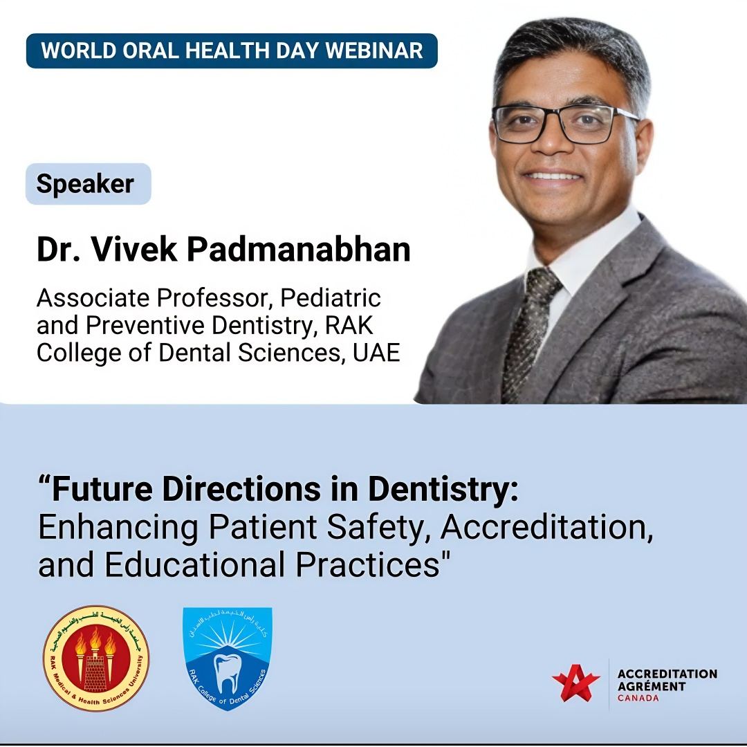 RAK - We are pleased to announce that Dr. Vivek Padmanabhan, Associate ...