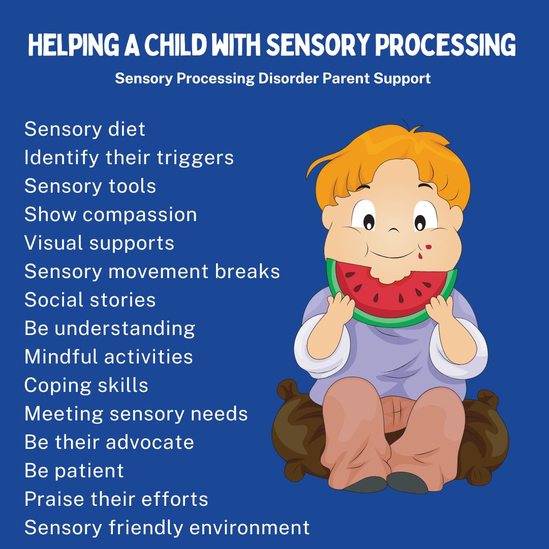 Sensory - It's National Sensory Awareness Month 🧡💙 Helping A Child with ...