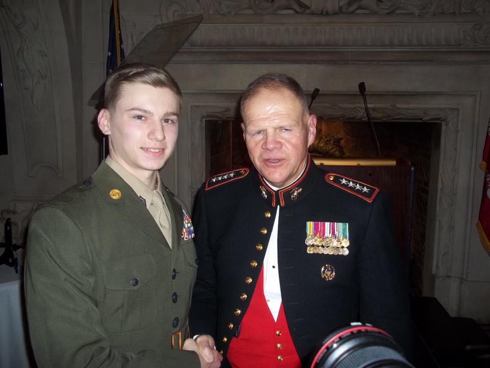 Harrison Wrestling - Senior captain Mark Rigano with General Robert ...