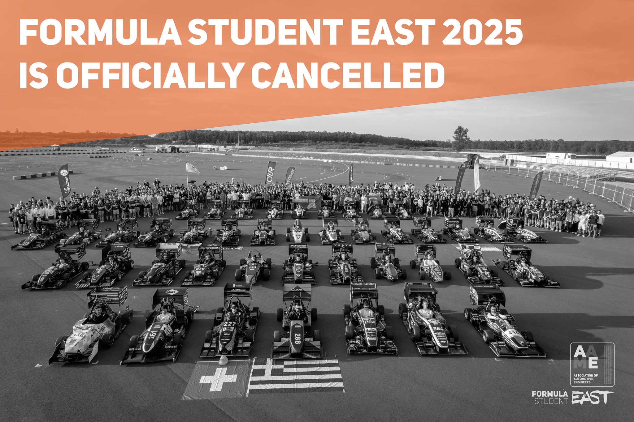 We are deeply sorry to announce,... - Formula Student East | Facebook