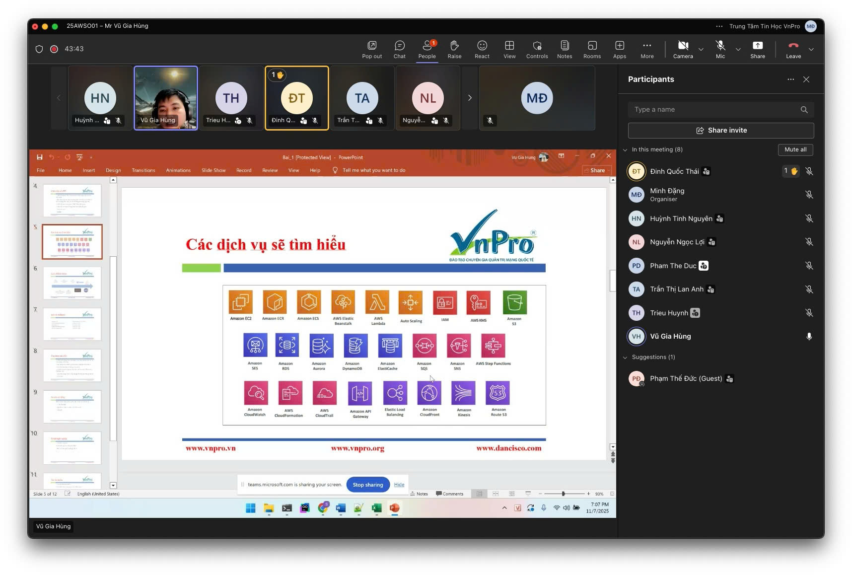 VnPro - 🔥 CHÍNH THỨC KHAI GIẢNG LỚP 25AWSO01 – BẮT ĐẦU... | Facebook