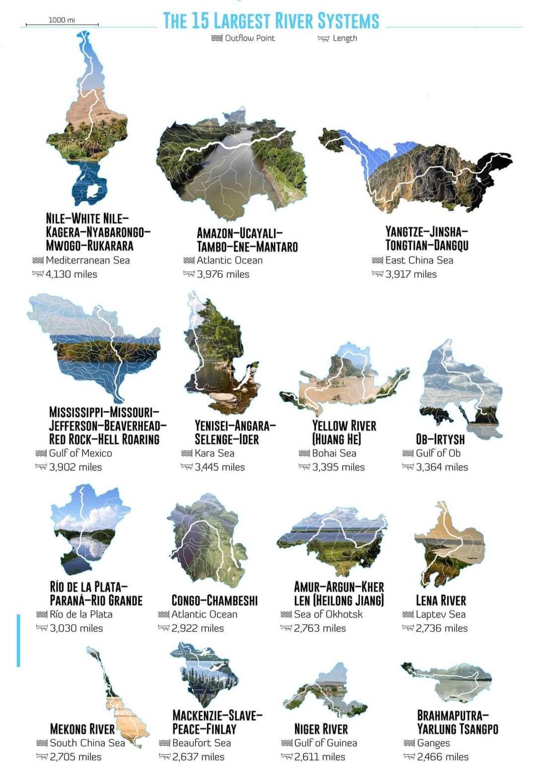 Eurasian - The 15 Largest River Systems in the World 🌍🌊 From the vast ...