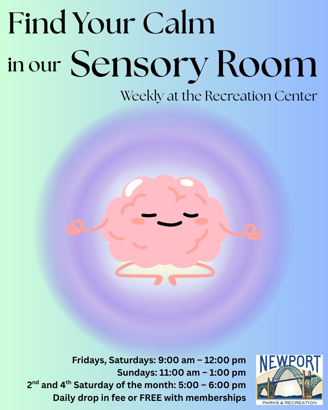 The City - Moving forward, our Sensory Room will no longer be open on ...