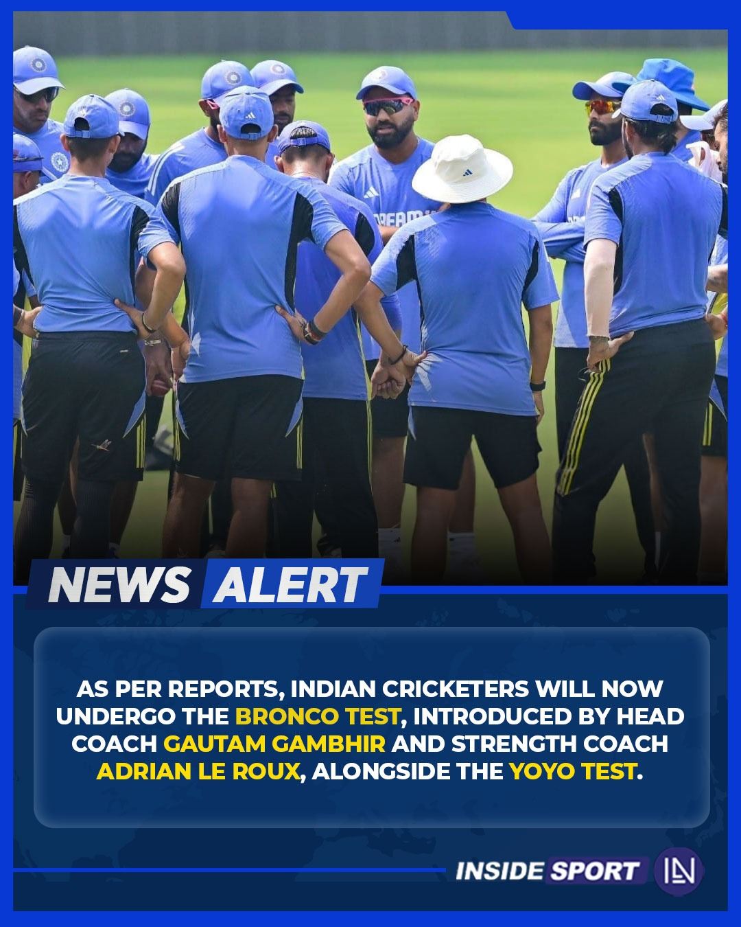 InsideSport - Head coach Gautam Gambhir and strength and... | Facebook