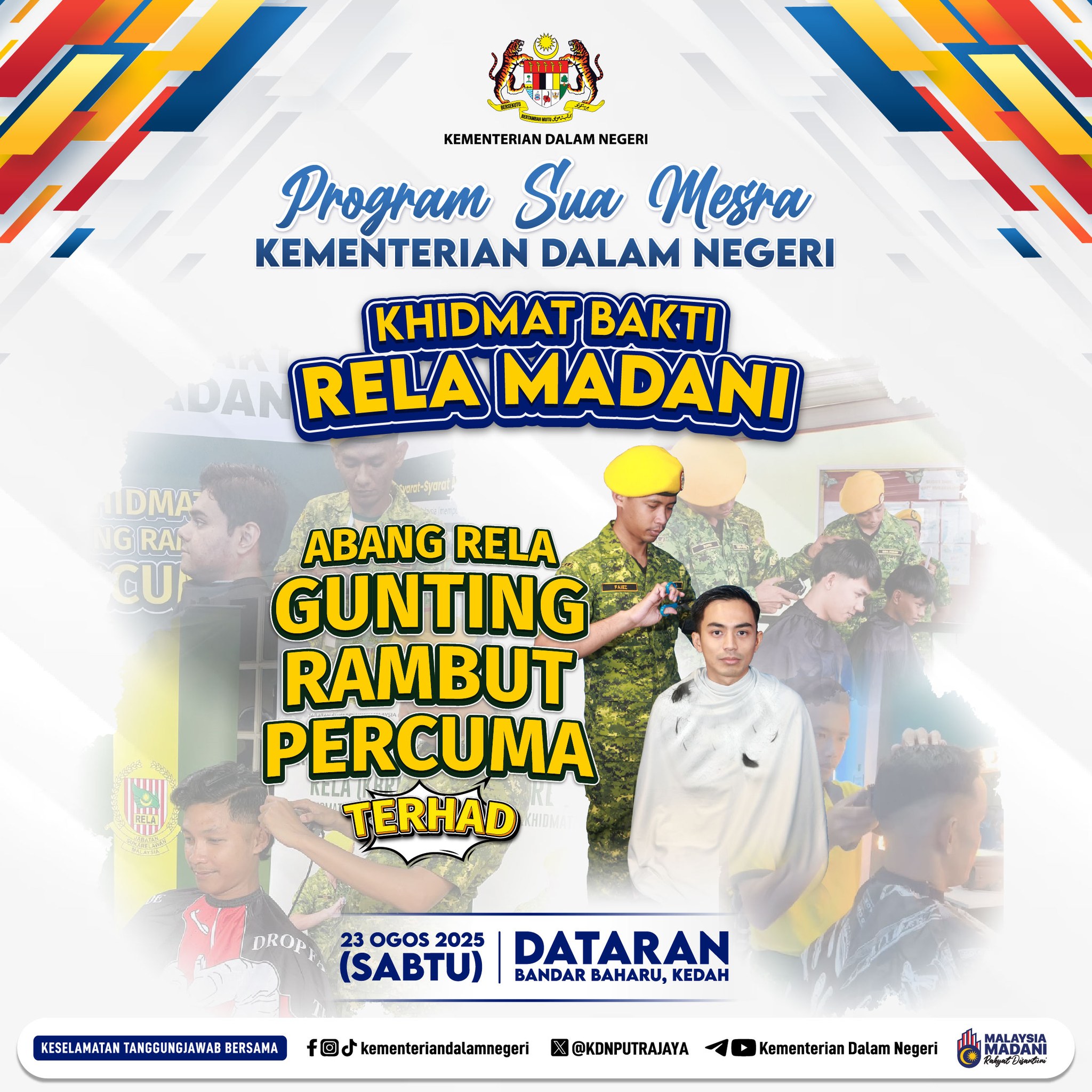 RELA - ️💈 PROGRAM SUA MESRA KEMENTERIAN DALAM NEGERI (KDN) – KHIDMAT ...