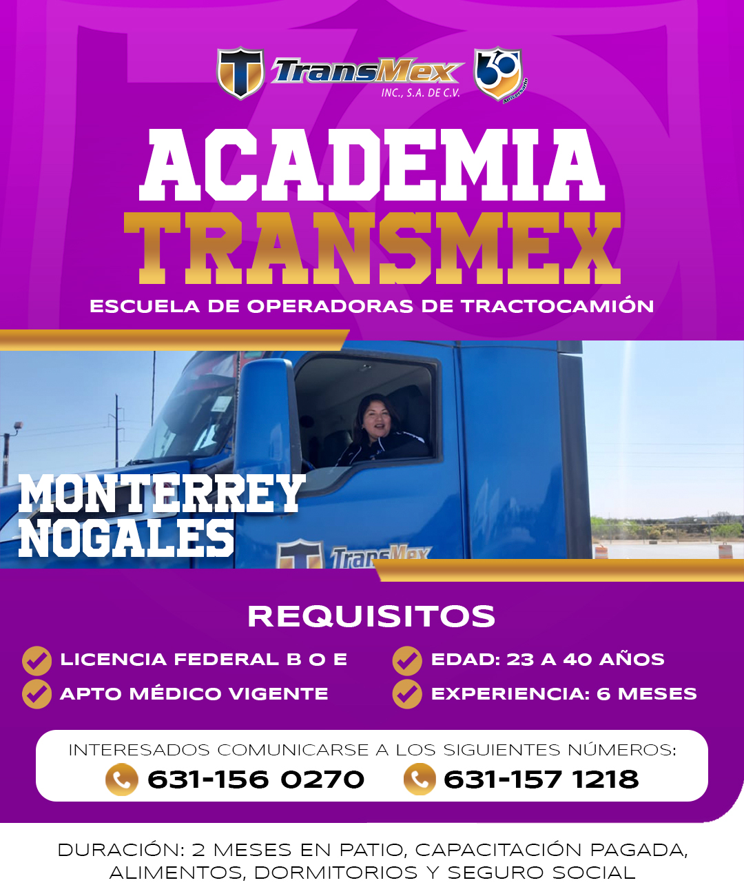 Transmex_Oficial - Las terminales de Nogales y Monterrey cuentan con ...
