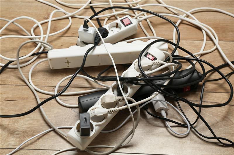 Naka - Remember: Avoid overloading outlets. It's a fire risk. Plug in ...