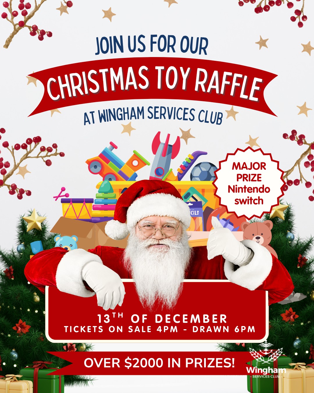 The annual Toy Raffle is... - Wingham Chamber of Commerce | Facebook