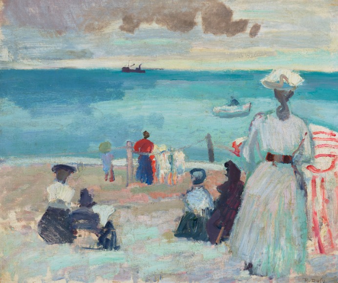 Raoul Dufy (1877 - 1953) The Beach at Sainte-Adresse (1906) oil on