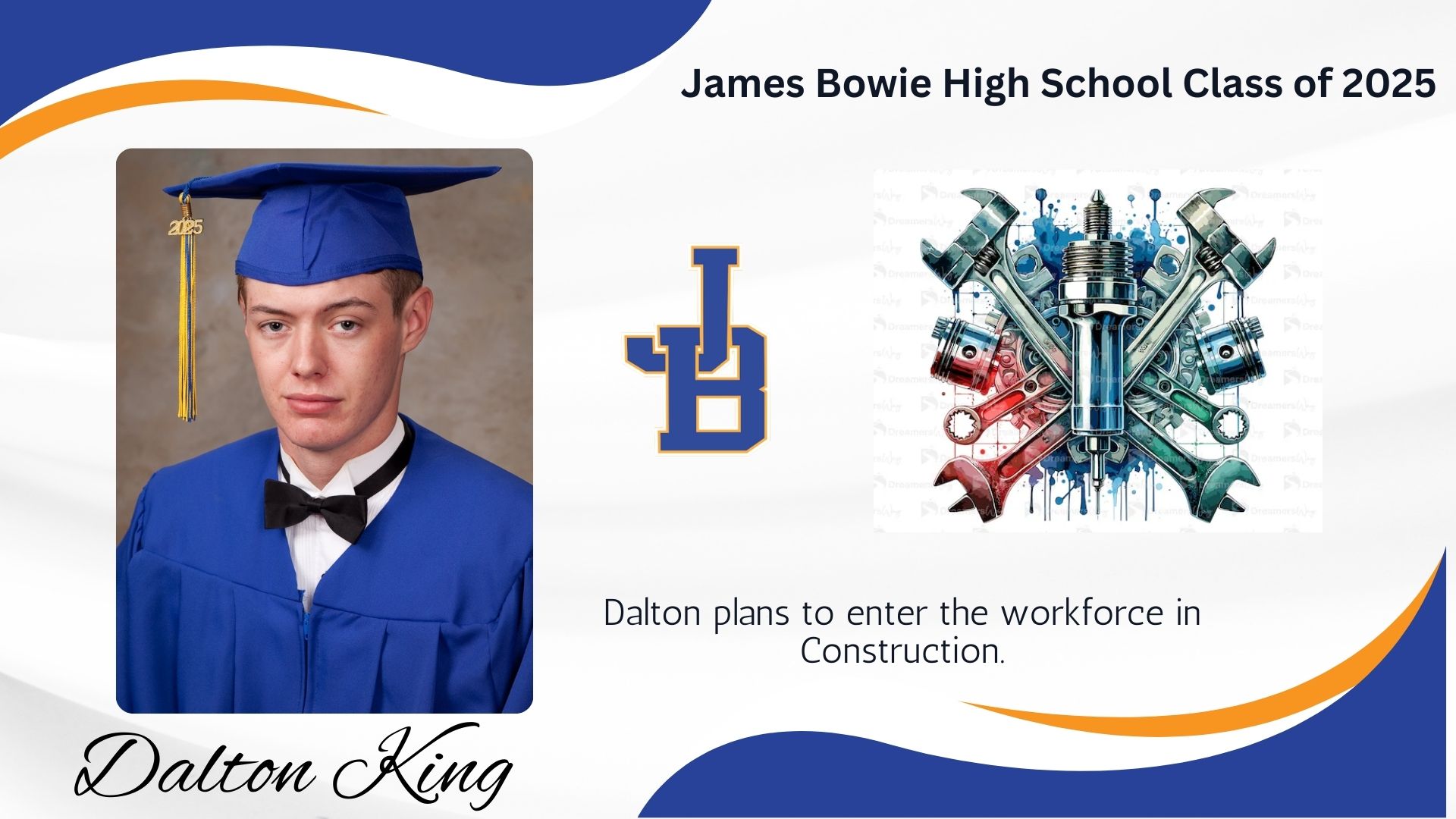 Simms ISD - 💙🎓💛 Class of '25💛🎓💙 We are PROUD of YOU, Dalton! | Facebook