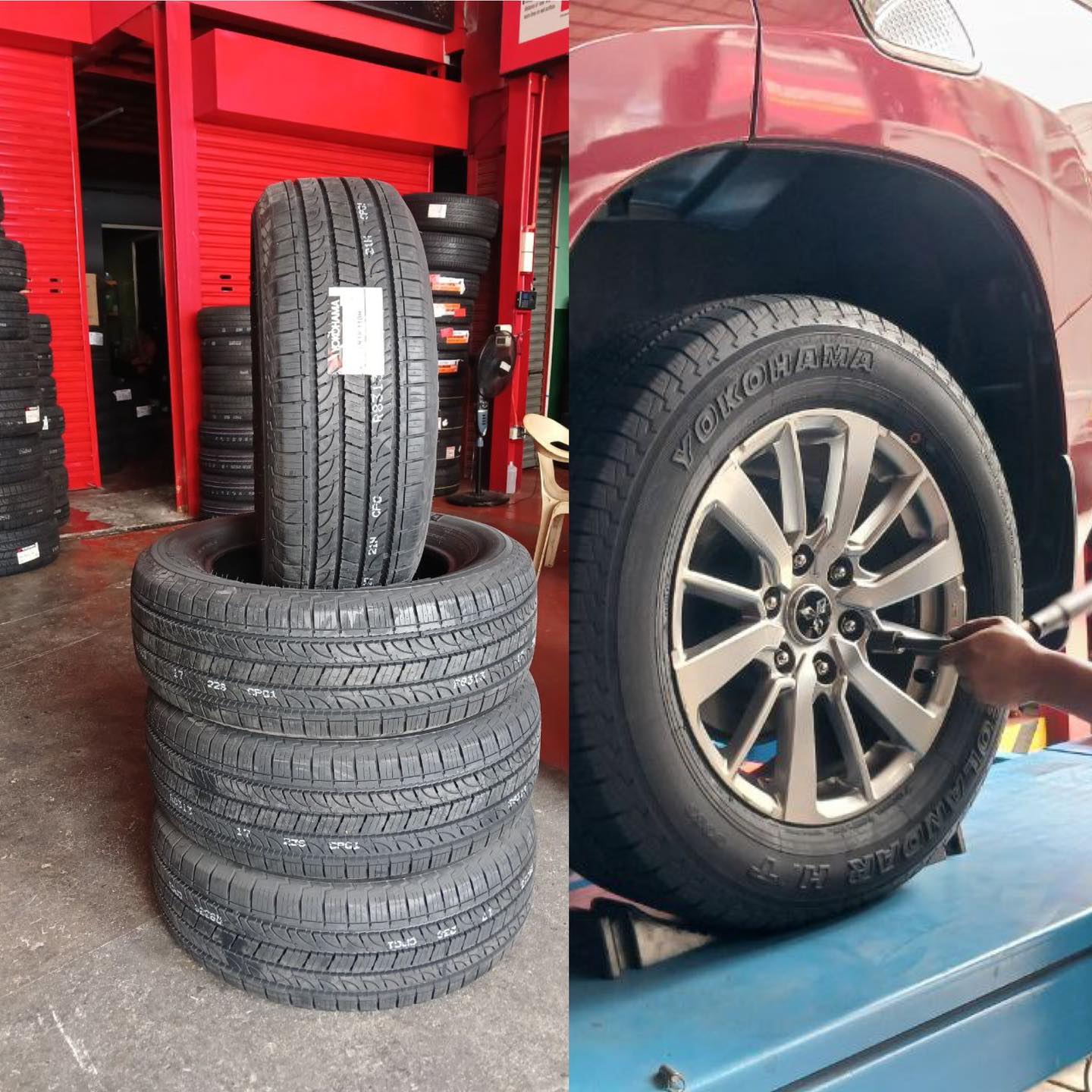 Yokohama - 🚘 MITSUBISHI - MONTERO 🛞 INSTALLATION (4) TIRES 265/60R18 ...