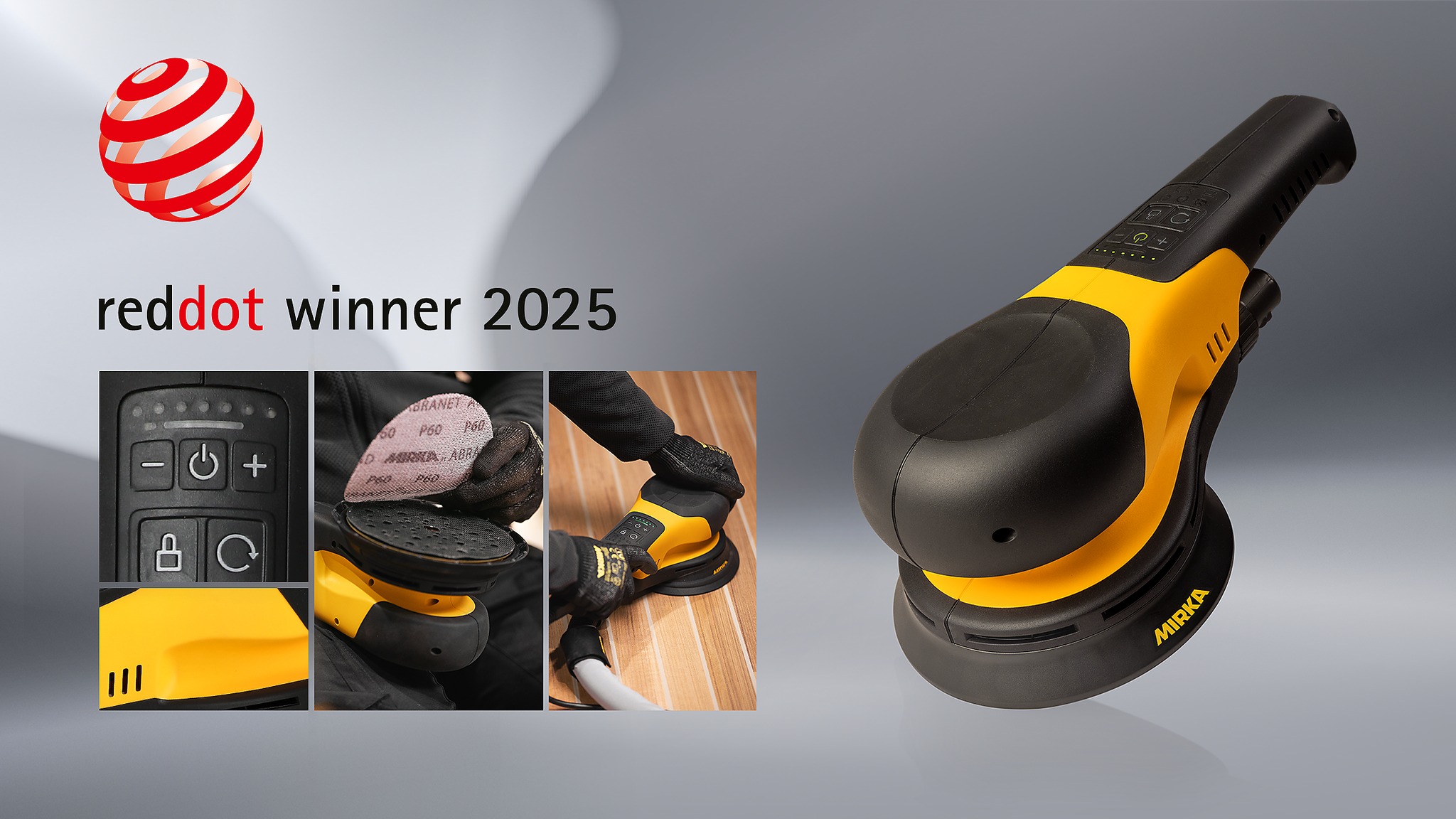 Mirka - Meet the Red Dot Design Award 2025 winner: DEROS® RS 600 🏆 ...