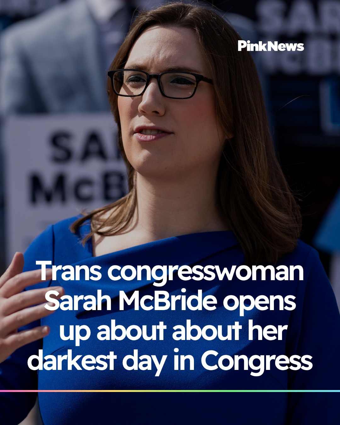 PinkNews - Representative Sarah McBride has revealed the House bathroom ...