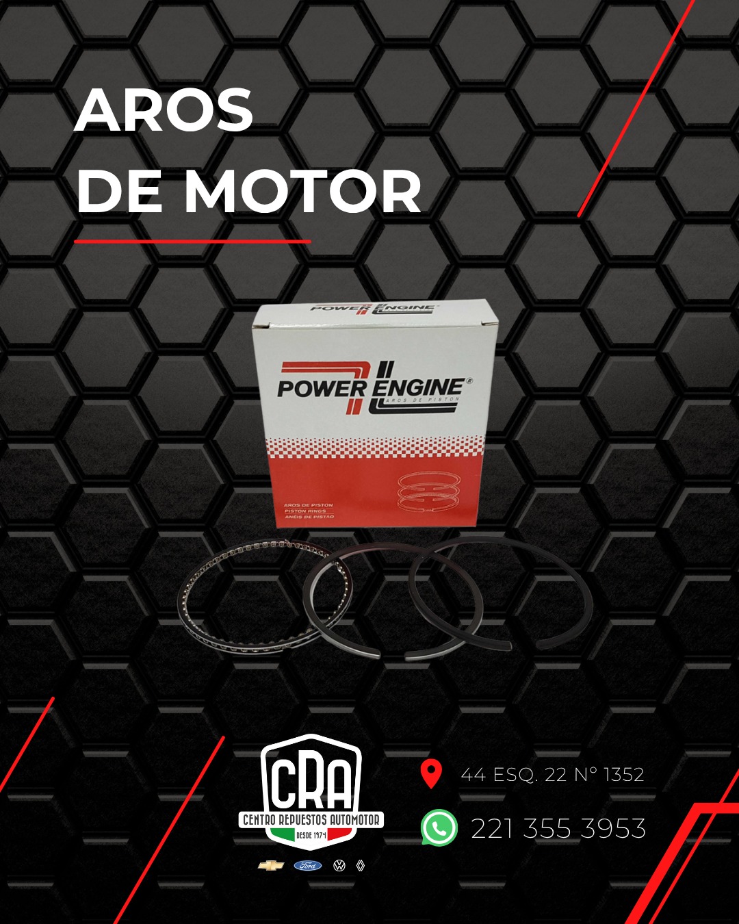 CRA - 🛠️ 𝗣𝗼𝘁𝗲𝗻𝗰𝗶𝗮 𝘆 𝗽𝗿𝗲𝗰𝗶𝘀𝗶ó𝗻 𝗽𝗮𝗿𝗮 𝘁𝘂 𝗺𝗼𝘁𝗼𝗿 Cuando llega el momento de ...