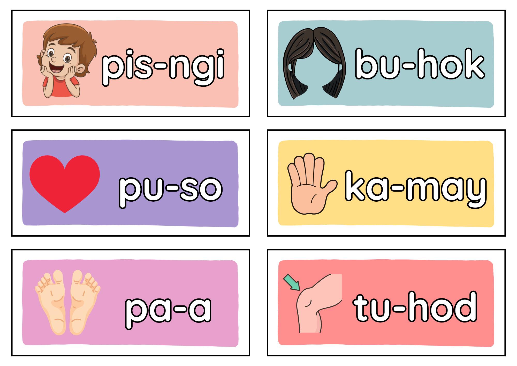 Teachers Tools - Tagalog Flashcards available #Pantig | Facebook