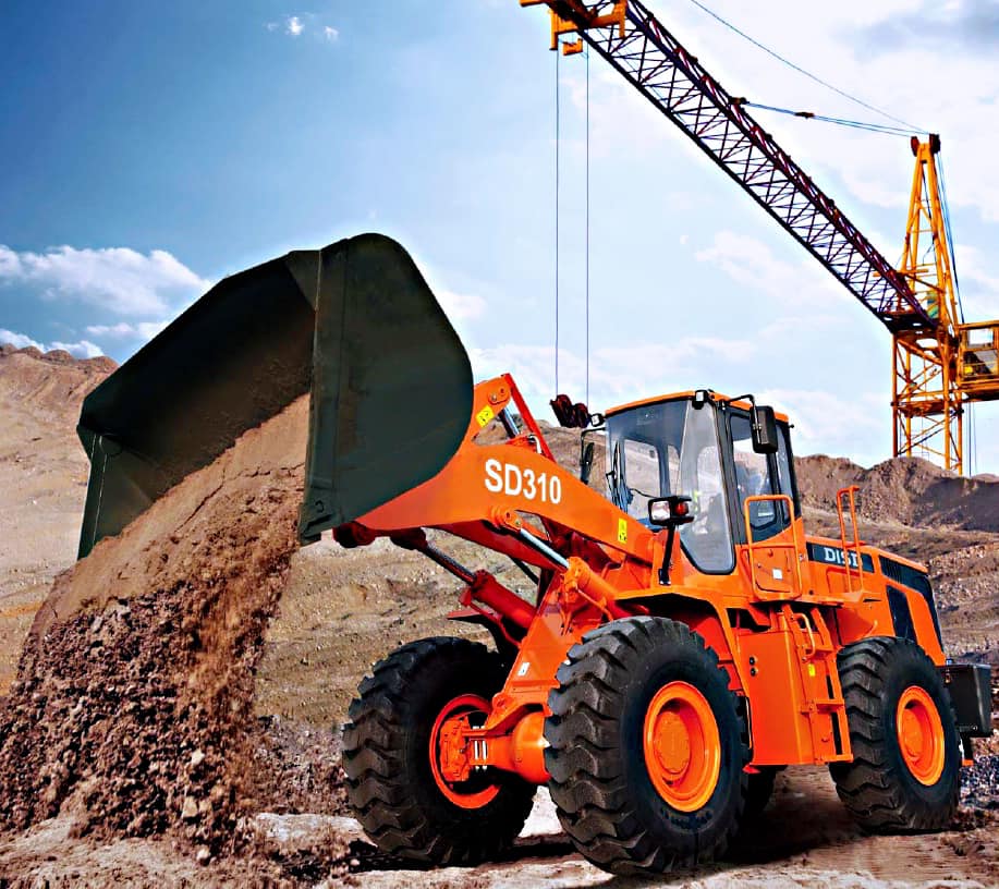 Develon - The robust DISD SD310 wheel loader series by Doosan is known ...