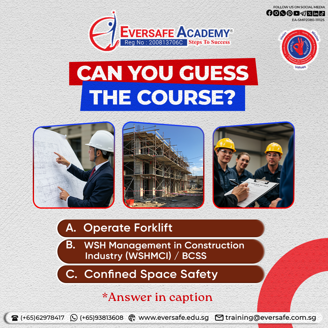 CAN YOU GUESS THE COURSE? 🧐 | EVERSAFE... - Eversafe Academy | Facebook