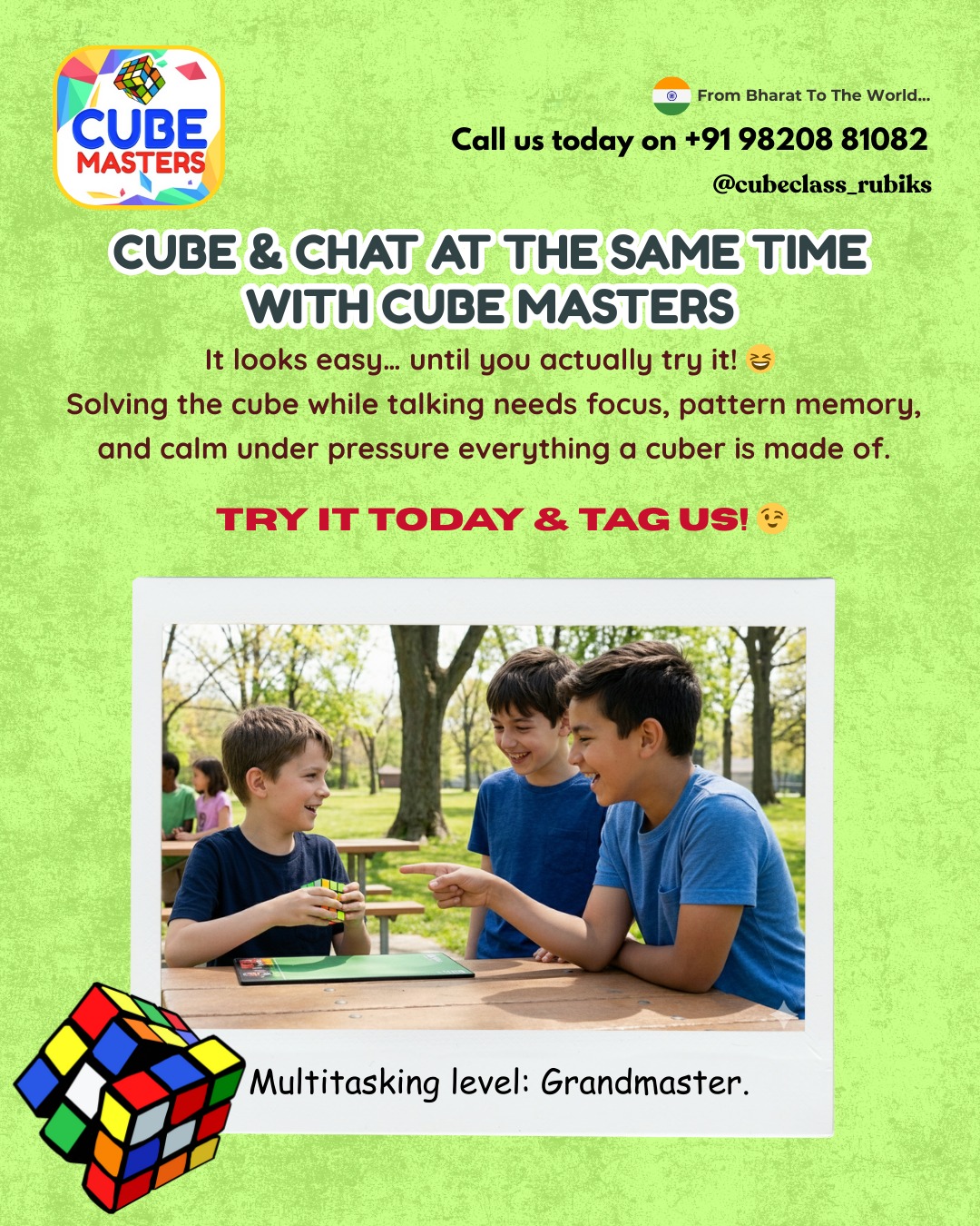 Cube - Talking + Cubing = The Ultimate Multitask Challenge 😜🧠 If you ...